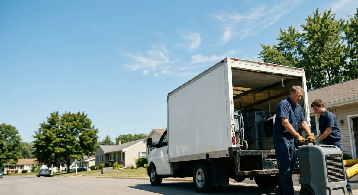 Water Damage Cleanup in Edinburgh, IN near me
